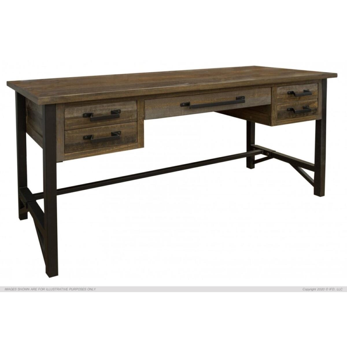 Loft Brown Desk Loft Brown Desk - Image 1