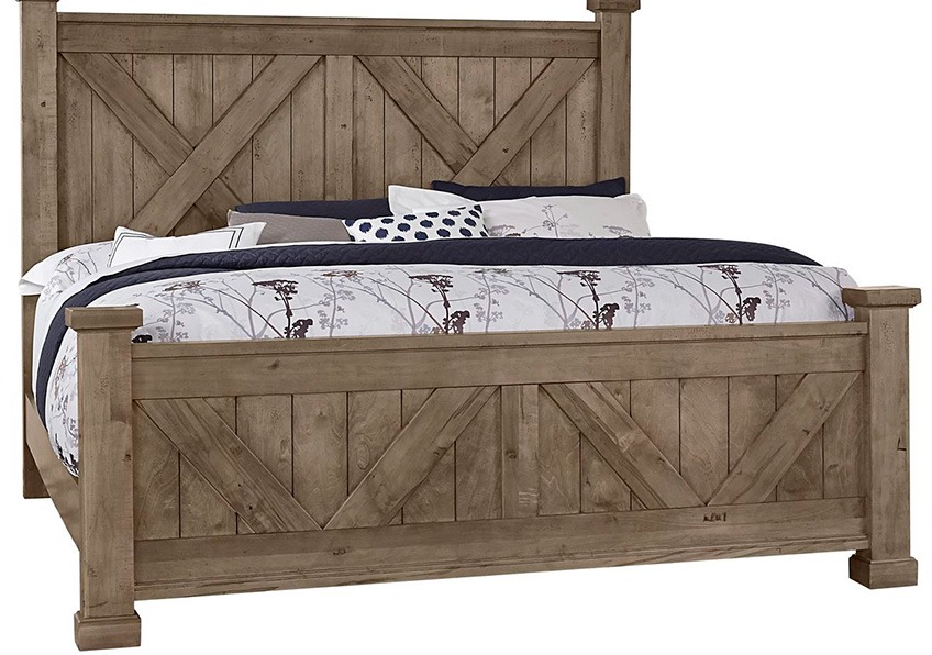 Artisan & Post Solid Wood Cool Rustic King X Bed