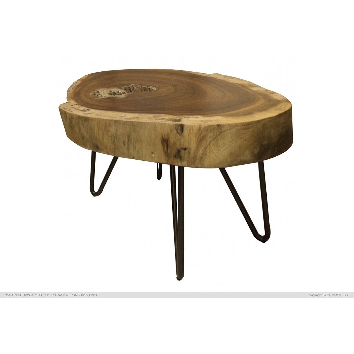 880 Vivo Authentic Live-Edge Chair-side Table 880 Vivo Authentic Live-Edge Chair-side Table - Image 1