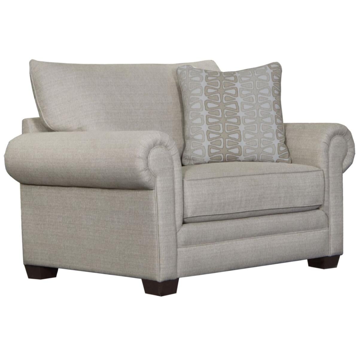 Havana Linen Chair and 1/2 Havana Linen Chair and 1/2 - Image 1