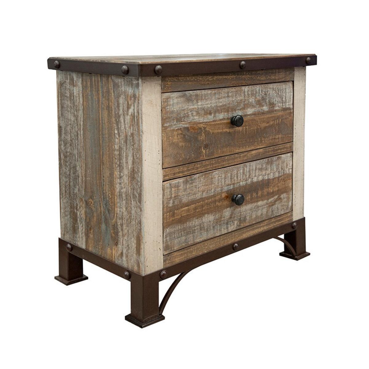 Antique Collection 2 Drawer Nightstand Antique Collection 2 Drawer Nightstand - Image 1