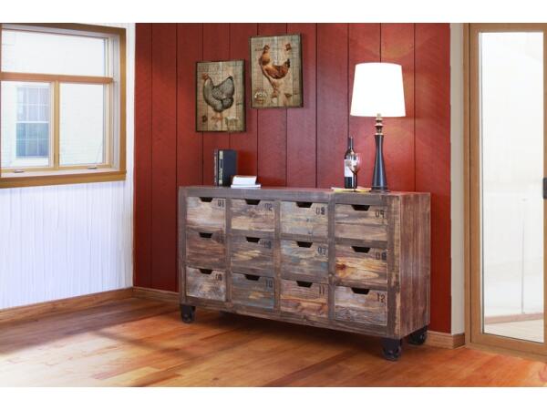 Urban Multicolor Console w/12 Numbered Drawers - Image 2