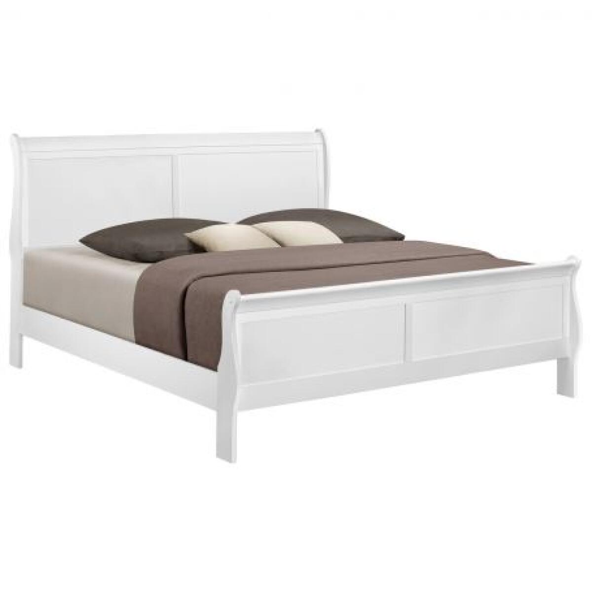 Louis Philip Twin Sleigh Bed in White Louis Philip Twin Sleigh Bed in White - Image 1