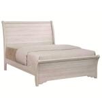 Coralee Queen Sleigh Bed in White
