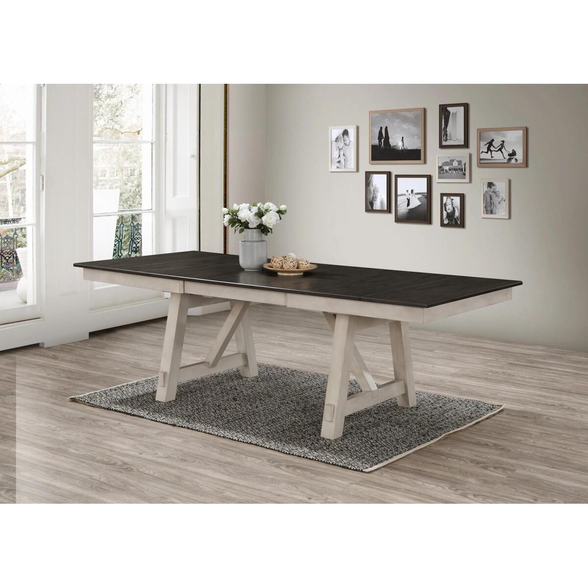 Maribelle Chalk Gray Dining Maribelle Chalk Gray Dining - Image 1