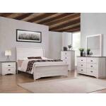 Coralee King Sleigh Bed in White - Image 2