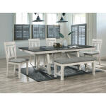 Maribelle Bench Chalk Warm Grey