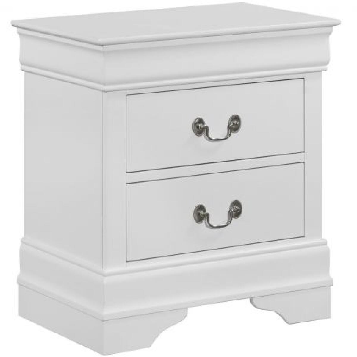 Louis Phillip Nightstand White Louis Phillip Nightstand White - Image 1