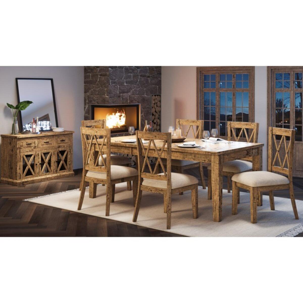 Telluride Collection 7-Piece Table And Chair Set Telluride Collection 7-Piece Table And Chair Set - Image 1