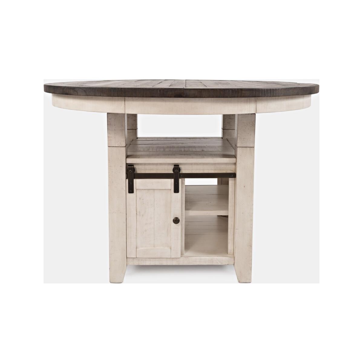 madison county high/low round dining table madison county high/low round dining table - Image 1