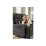 O'Neil Contemporary Power Space Saver Reclining Sofa - Image 8