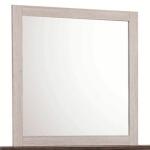 Coralee Dresser Mirror in White