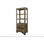 Loft Brown 3 Drawers Pier / Bookcase