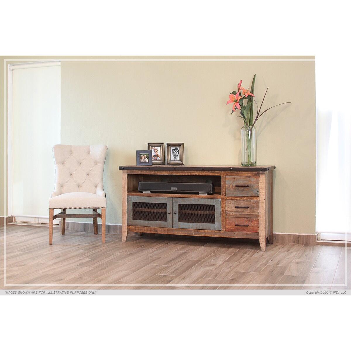 Antique 62 Inch TV Stand Antique 62 Inch TV Stand - Image 1