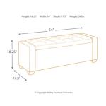 Benches Upholstered Storage Bench - Image 5