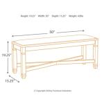 Tyler Creek Dining Bench - Image 5