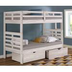 Manchester Twin Bunk Bed with Ladder - Birch