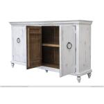 990 Capri White Console Table