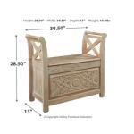 Fossil Ridge Accent Bench - Image 9