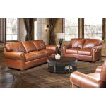 4955 Saddle Glove All Leather Sofa - Image 2