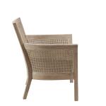 Diedra Cane Armchair- Cream/Reclaimed Natural - Image 2