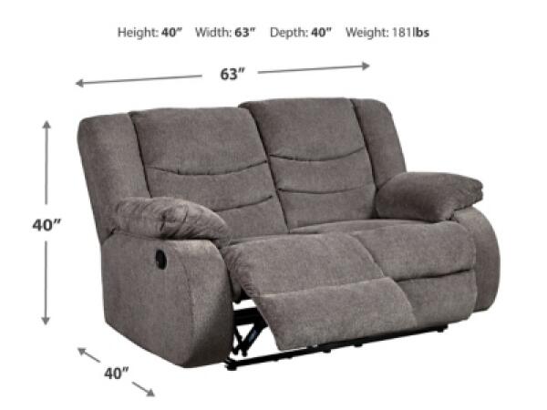 Tulen Reclining Loveseat - Image 5