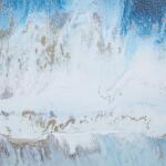 Blue Bliss Abstract 5-piece Gallery Framed Canvas Wall Art Set- Natural - Image 5