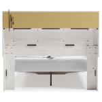 Altyra Queen Upholstered Bookcase Bed with Storage - Image 7