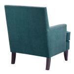 Colton Track Arm Club Chair- Blue - Image 3