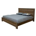 Loft Brown Queen Bed w/ Low Profile Footboard