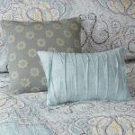 Lucinda King/Cal King 6 Piece Reversible Cotton Quilt Set with Throw Pillows- Seafoam - Image 4
