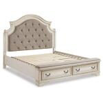 Realyn King Upholstered Storage Bed - Image 4