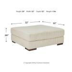 Lindyn Oversized Accent Ottoman - Image 6