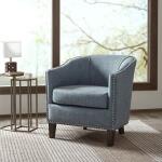 Fremont Barrel Arm Chair- Slate Blue - Image 5