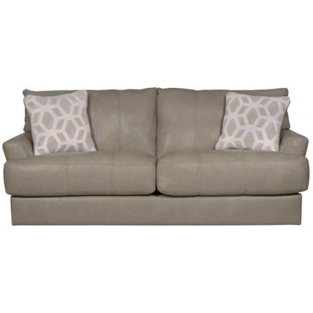 Prato Putty Leather Sofa Prato Putty Leather Sofa - Image 1
