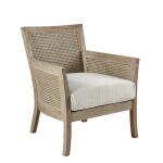 Diedra Cane Armchair- Cream/Reclaimed Natural