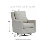 Kambria Swivel Glider Accent Chair - Image 5