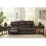 Leather Power Reclining Sofa - Image 3