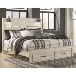Cambeck King Panel Bed with 2 Storage Drawers - Image 3