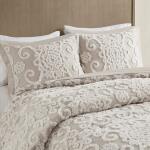 Suzanna King Cotton Comforter Mini Set- Taupe - Image 4
