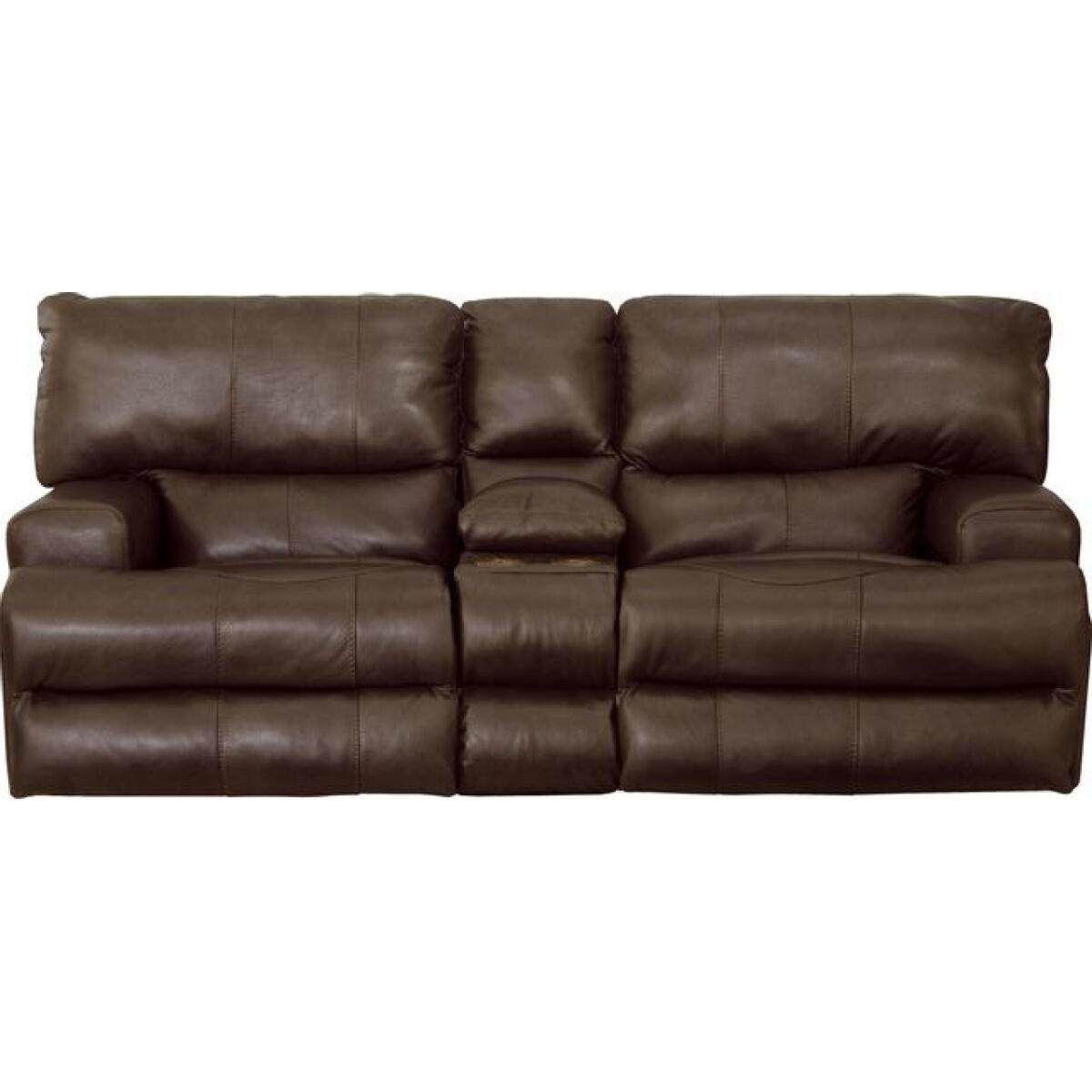 Wembley Steel Power Headrest Power Lay Flat Reclining Console Loveseat Wembley Steel Power Headrest Power Lay Flat Reclining Console Loveseat - Image 1