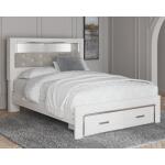 Altyra Queen Upholstered Bookcase Bed with Storage - Image 3