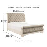 Realyn Queen Sleigh Bed - Image 5