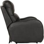 Angelo Gunmetal Power Recliner with Power Adjustable Headrest - Image 2