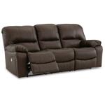 Leather Power Reclining Sofa - Image 5