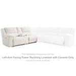 Keensburg Left-Arm Facing Power Reclining Loveseat with Console - Image 3