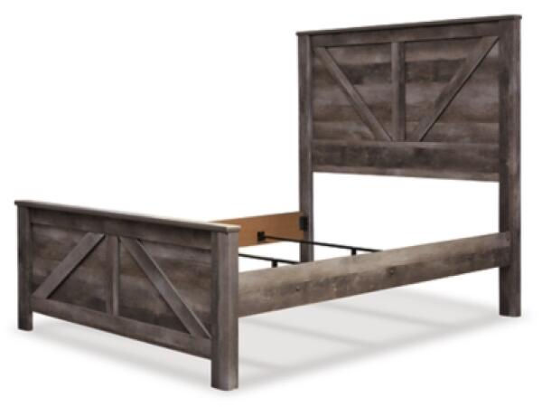 Wynnlow Queen Crossbuck Panel Bed - Image 4