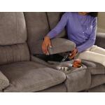 Reyes Power Lay Flat Recl Console Loveseat w/Storage & Cupholders - Image 2