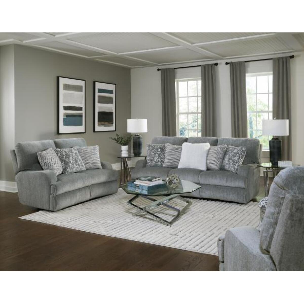 Zane Power Reclining Loveseat Zane Swivel Glider Recliner - Image 1