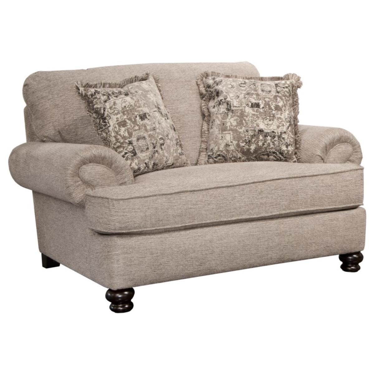 Freemont Pewter Chair And A Half Freemont Pewter Chair And A Half - Image 1